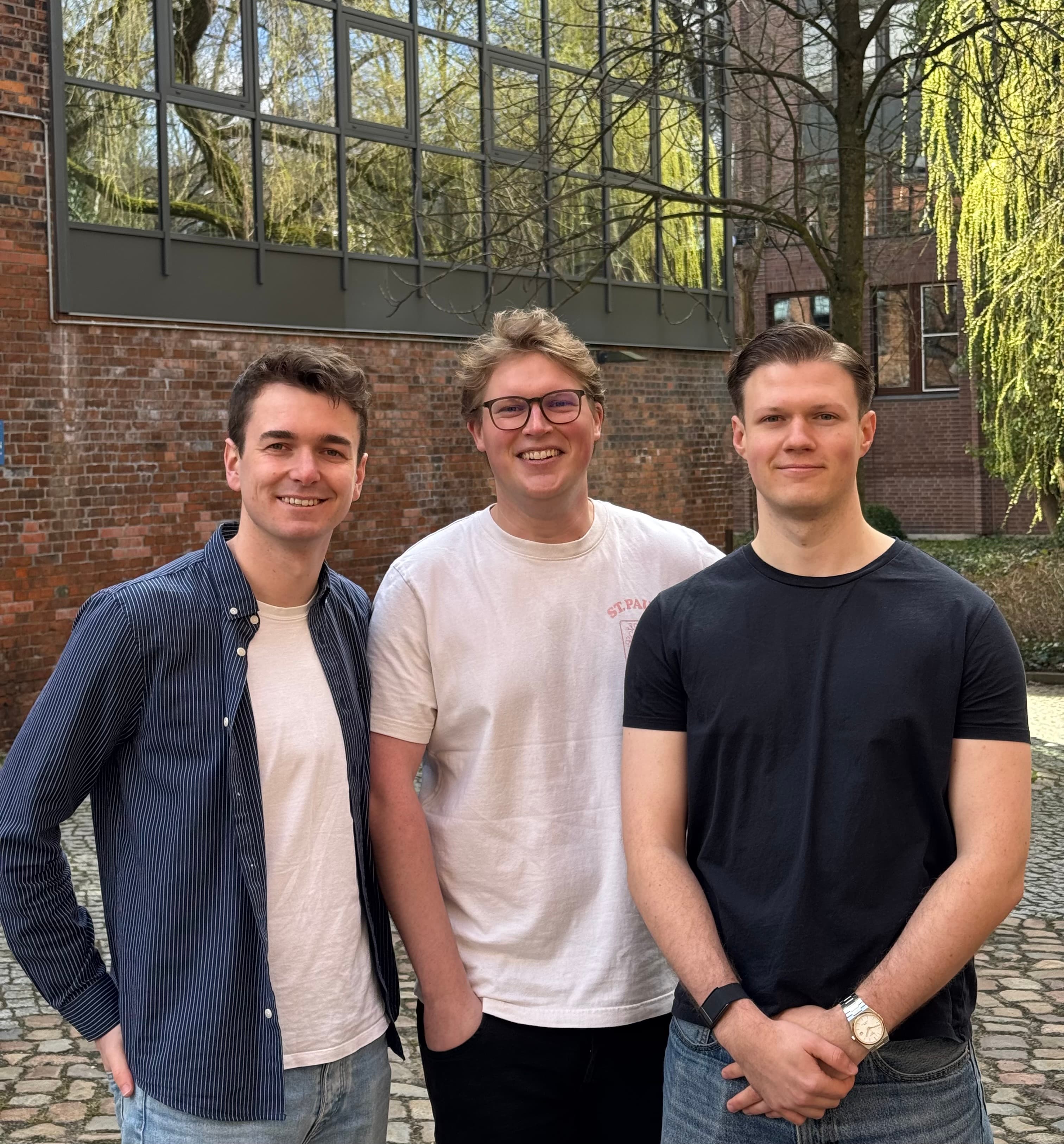 Das LuvLabs-Team, von links: Matthias, Julian und Julius